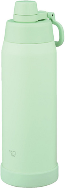 ZOJIRUSHI 象印 不鏽鋼酷涼瓶 附把手 1L SD-KA100, 1個, 淺綠色