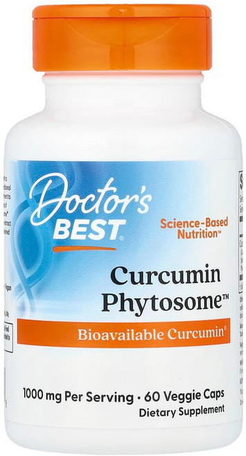 닥터스 베스트 Curcumin Phytosome™ 베지 캡슐 60정(캡슐 1정당 500mg) DRB-00225, 60 개, 1개
