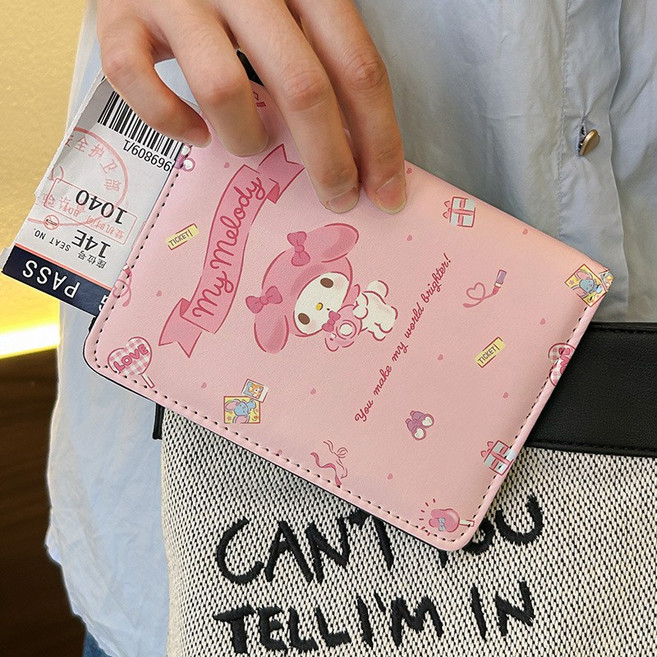 산리오 여권 지갑 여권 케이스 커버 파우치 LN