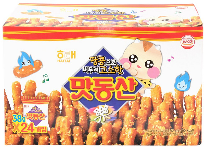 해태제과 맛동산, 912g, 1박스