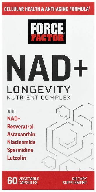 포스팩터 NAD+ 장수 영양소 복합체 레스베라트롤 스페르미딘 함유 베지 캡슐 60정, 1개 - 쿠팡