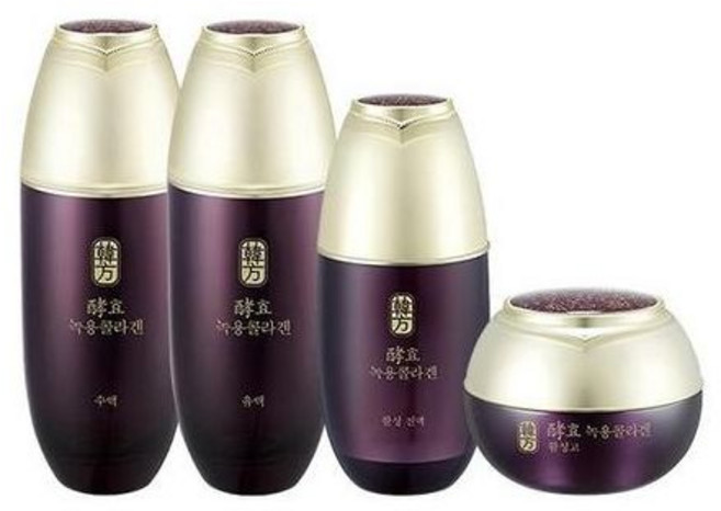 기타 뷰티 수려한 효 녹용콜라겐 기초세트 4종 수액 + 유액 + 진액 + 활성고