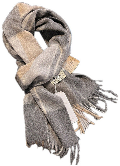 MOCCU 羊絨圍巾 柔軟親膚 保暖披肩 多色時尚百搭 男女適用