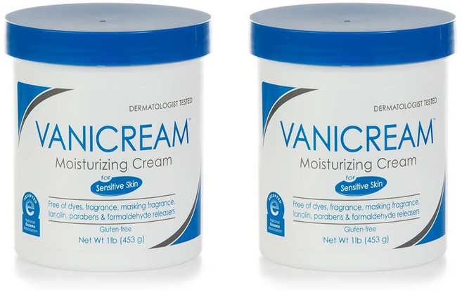 Vanicream 모이스처라이징 스킨 크림 1 lb 2팩, 2개, 454g