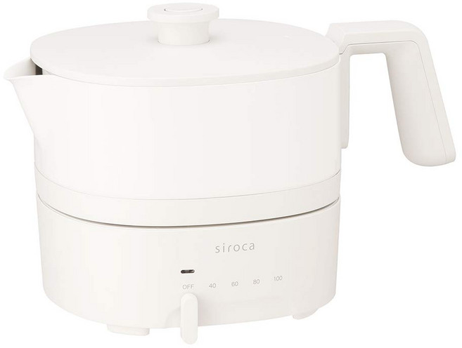 1 SK-M152 시로카 쿠로조리 케틀 쵸나베 [환세척 가능온도 조정 기능용량