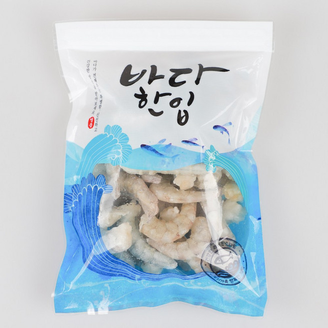 [파시] 국내산 흰다리새우 냉동 깐새우 손질새우 칵테일새우, 1개, 꼬리X, 500g
