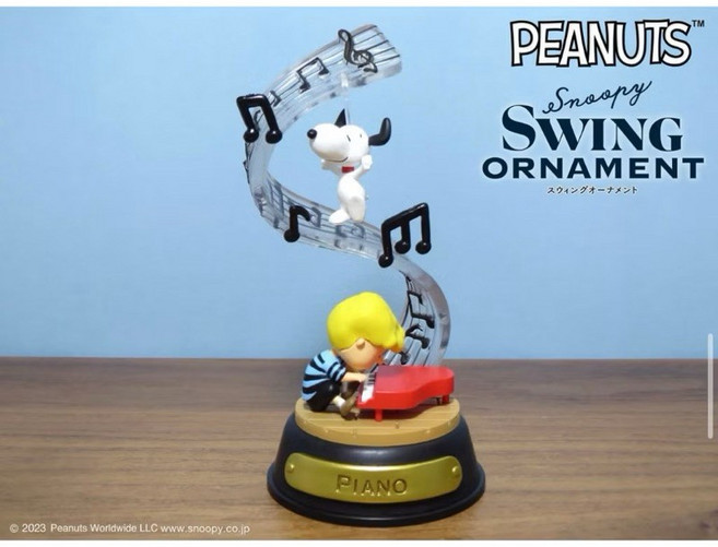 Re-Ment SNOOPY 鞦韆擺飾 盒玩 盲盒 糊塗塌客 查理布朗, 1個, 史努比4