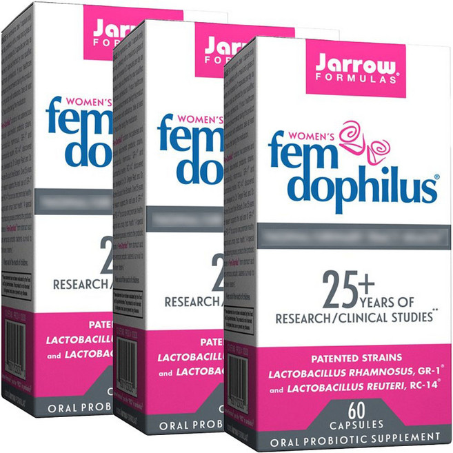 Jarrow FORMULAS 賈羅公式 Fem Dophilus女性益生菌膠囊, 60顆, 3盒