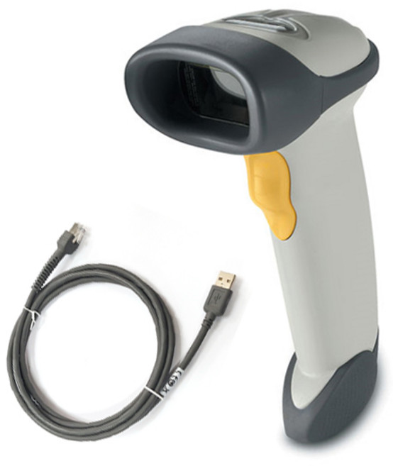 ZEBRA 바코드 스캐너 + 호환 USB케이블 랜덤발송, LS-2208SR+USB직선 정품케이블, 1개