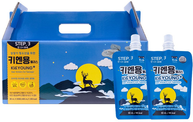 몸엔용 키엔용 플러스, 30개, 80ml