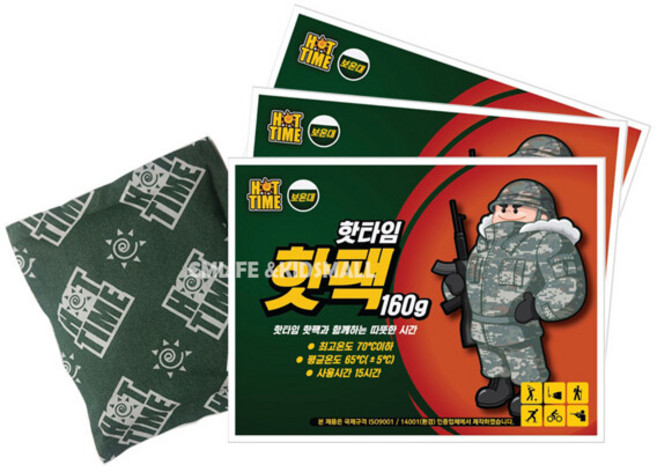 핫타임 핫팩 핫 보온대 160g, 30개