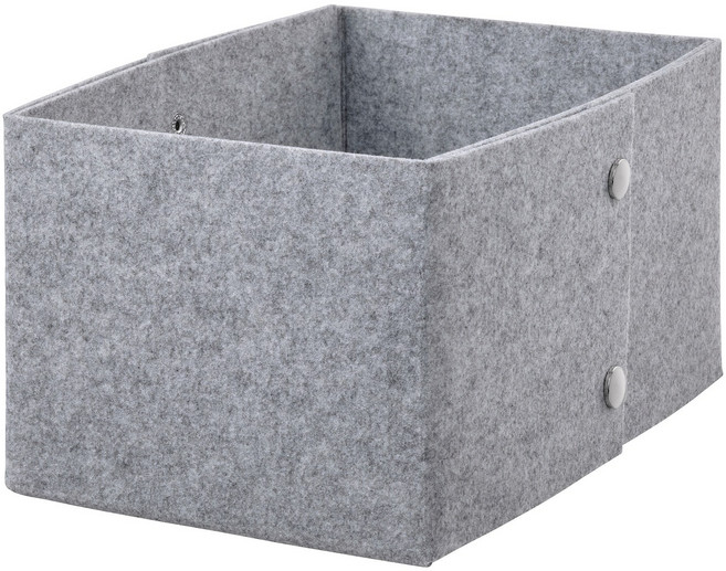 이케아 예그메스타레 바구니 부직포보관함 25x18x14cm, 1개, 기본색상