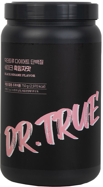 DrTrue 단백질 쉐이크 흑임자맛, 750g, 1개