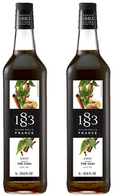 1883 차이시럽 1000ml 2개세트, 2개, 1L