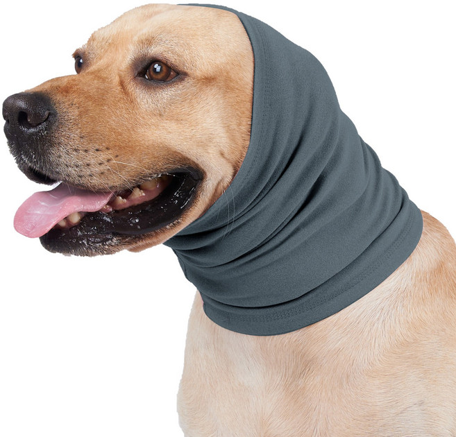 애완동물 보온 방한용 머리띠 강아지 귀마개 강아지가 귀마개를 달래다, Sea blue, 1개