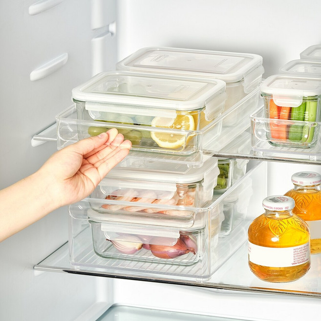 글라스락 셰프토프 냉장고트레이(중) 낮은형, 1개