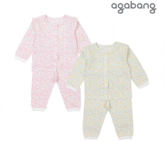 아가방 꽃내의 YELLOW PINK 01Q357651