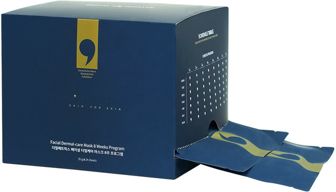 (최신입고) 더멀매트릭스 페이셜 마스크 콜라겐팩 수면팩 승무원팩 24매 1개