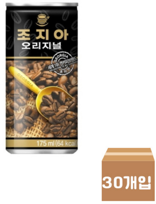 코카콜라음료 조지아 오리지날 (175ml*30캔/1box), 175ml