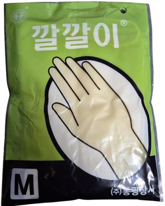 동광상사 깔깔이 미용장갑 중형 M, 베이지, 10개