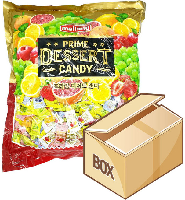 멜랜드 프라임 디저트 캔디, 2kg, 4개