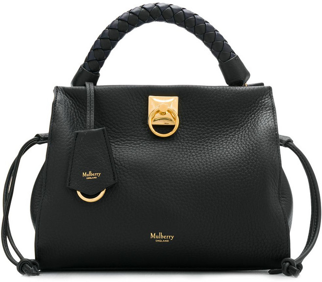 멀버리 스몰 아이리스 헤비 그레인 토트 백