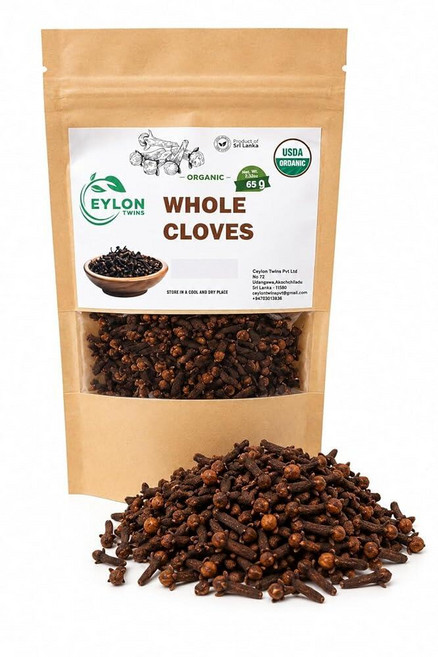 유기농 실론 정향 전체 70.9g(2.5온스) USDA 유기농 프리미엄 등급 손으로 수확한 전체 정향 대량 수확 프리미엄 Clavos De Olor - 음식 차 신선한 Cl