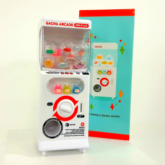 그린플래그 가정용 미니 인형뽑기 뽑기기계 캡슐 인형 가챠 피규어 뽑기 기계 머신, 1개