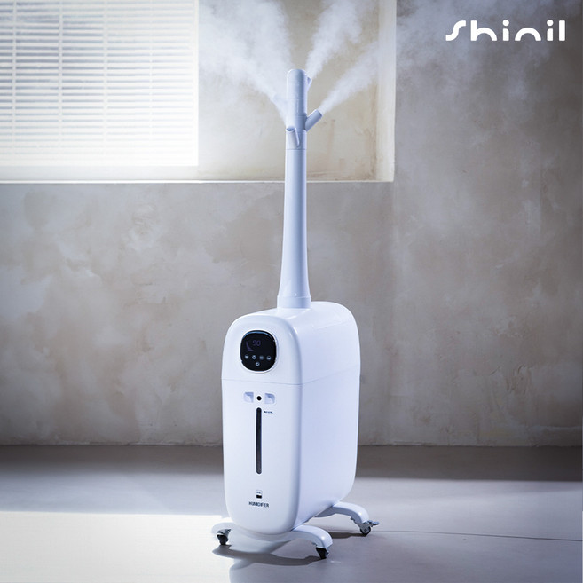 [99.9% UV살균] 신일 25L 대용량 가습기 초음파 UV 살균 사무실 가정용 통세척 대형 굴뚝, SUH-25LSK, SUH-25LSK_오프화이트
