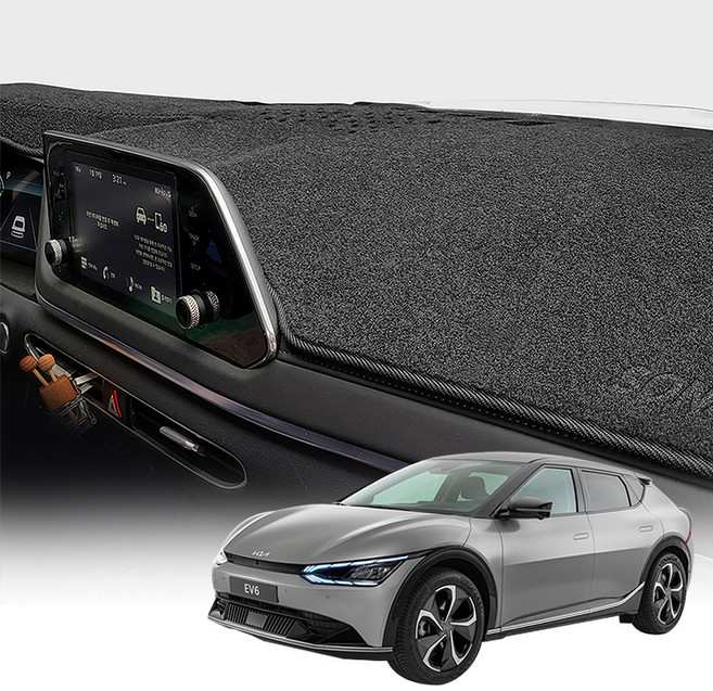 EV6 전연식 신형 구형 논슬립 대쉬보드커버 썬커버 DV, 펠트, EV6(21년8월~24년4월), HUD 있음_D-258