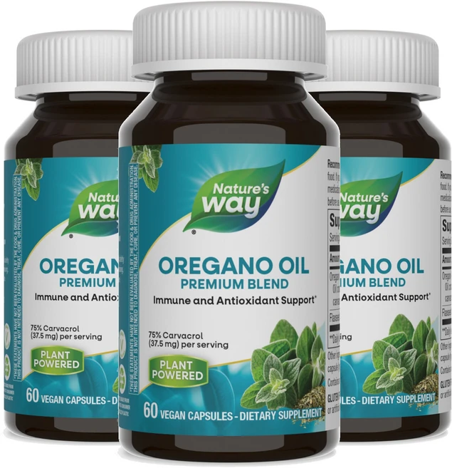 네이쳐스웨이 오레가노 오일 비건 캡슐, 60정, 3개 - 쿠팡
