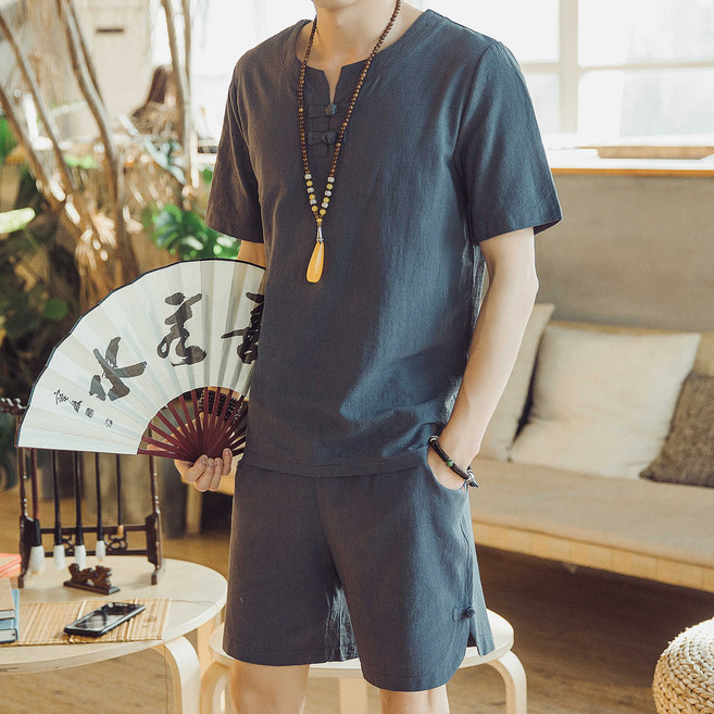 남성 모시옷 생활한복 여름 개량한복 법복 승복 삼베옷 세트