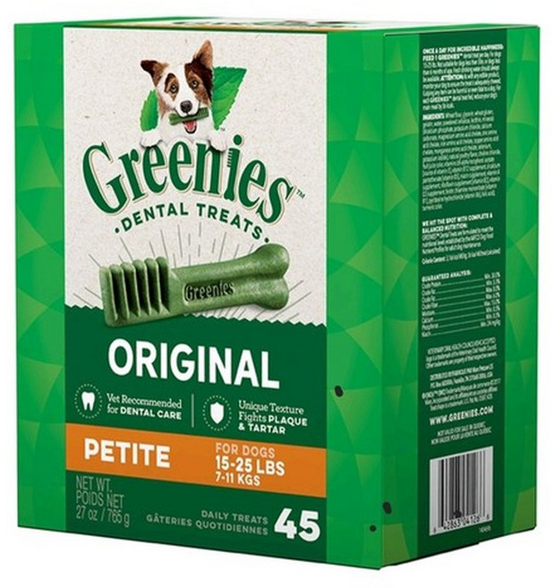 그리니즈 강아지 쁘띠뜨 덴탈껌, 오리지널, 765g, 1개