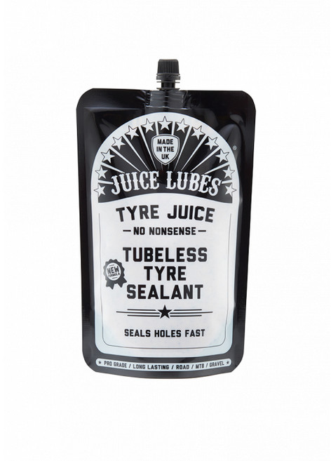 Juice Lubes 無內胎補胎劑 防止刺穿和爆胎, 1個, 140mL(軟袋半透明，氣嘴管徑), 140ml