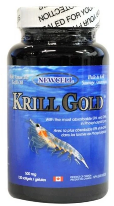  뉴셀 크릴 골드 오일(500mg 120정) NEWCELL Krill Gold Oil *100% 남극 야생 크릴 오일 *인지질 성분 고함량 캐나다에서 직배송, 1개, 120정 - 쿠팡