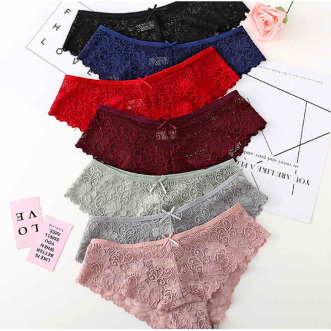 난젤리 여성 빅사이즈 노라인 레이스 팬티