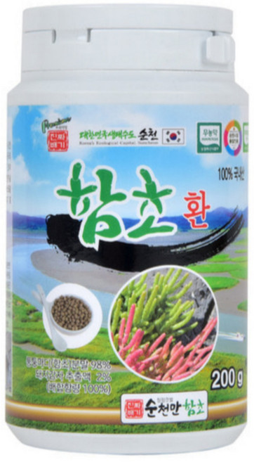 진짜배기순천만함초 진짜배기 함초환, 200g, 1개