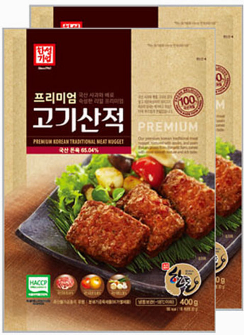 [한성] 프리미엄 고기산적, 400g, 2개