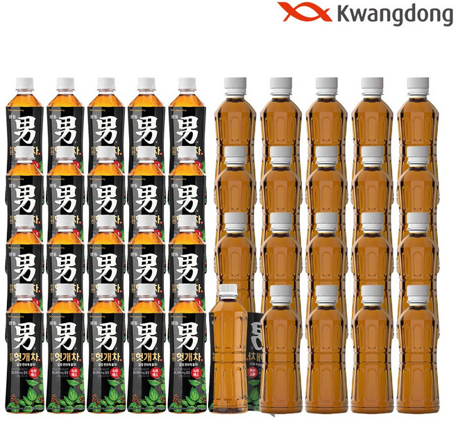 [광동직영] 광동 진한 헛개차 500ml + 진한 헛개차 무라벨 500ml, 40개