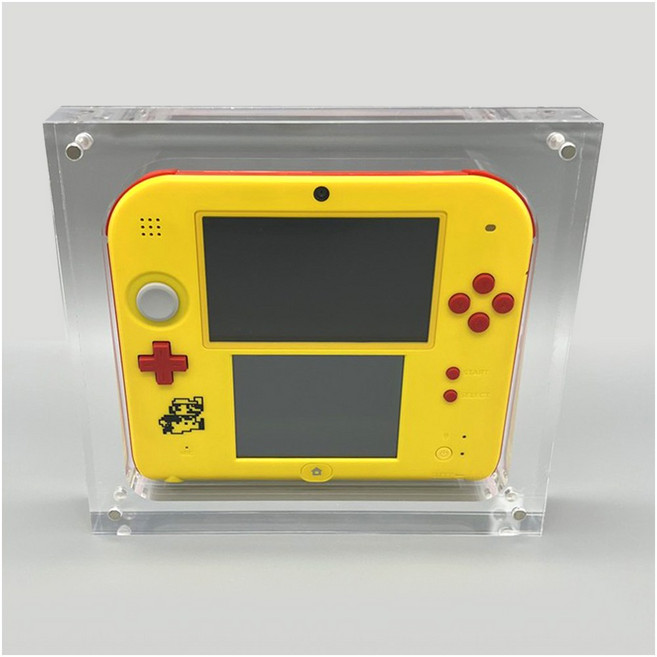 호환 닌텐도 2DS 케이스 아크릴 장식장 투명 진열장 디스플레이, 1개