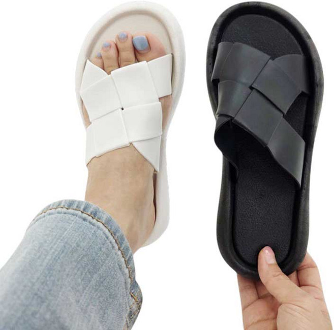 알쓸공간 실내용슬리퍼 여성 쿠션 슬리퍼 3cm