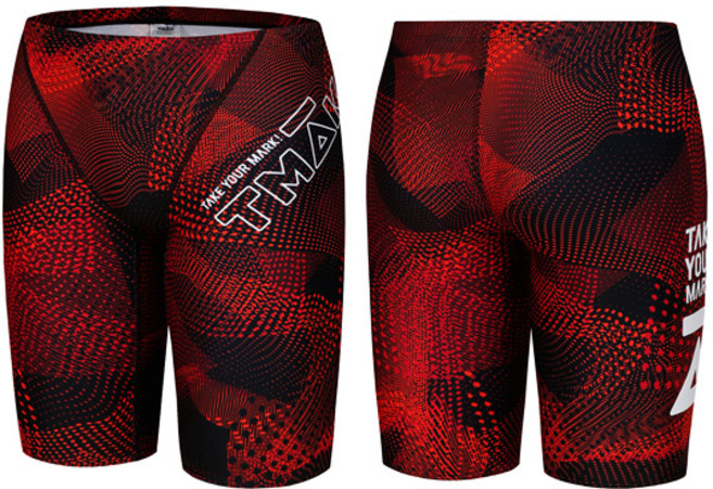 티막수영복[NC 강서점 직접출고] 남성 탄탄이 도트웨이브 5부 실내수영복