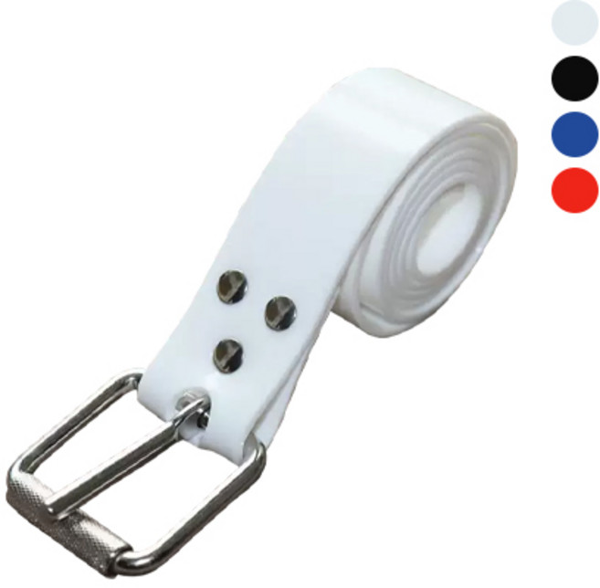 감성스터프 스킨스쿠버 프리다이빙 실리콘 웨이트 벨트, 화이트