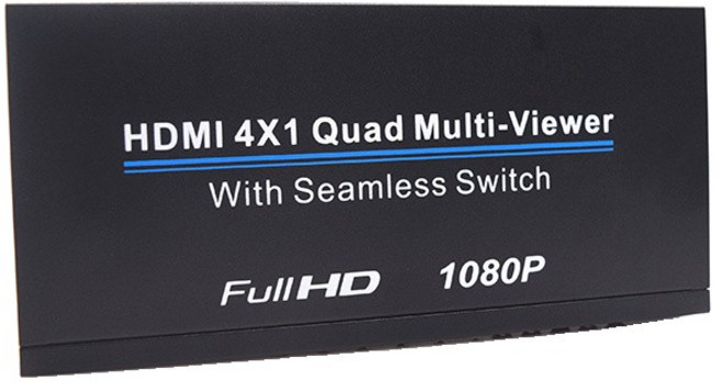 HDMI 4X1 四分割切換器 支援無縫切換 Full HD 1080P, 1個, 40-223