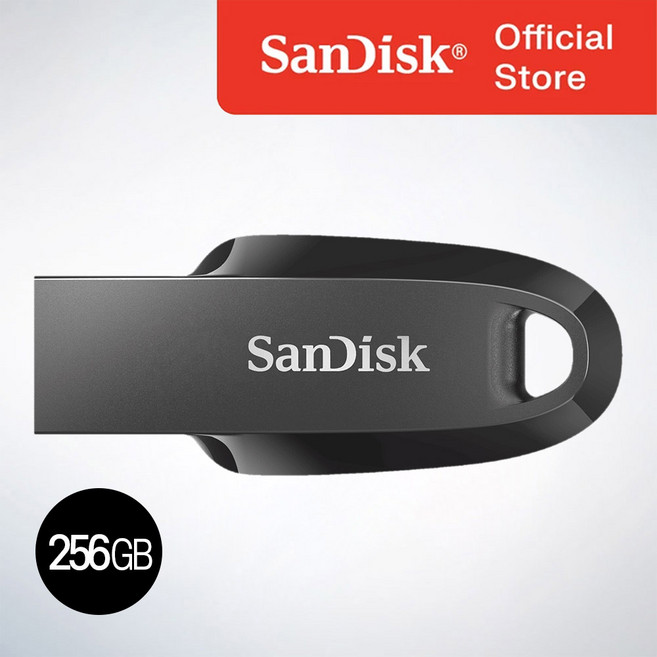 샌디스크코리아 공식인증정품 USB메모리 Ultra Curve 울트라 커브 USB 3.2 CZ550, 256GB