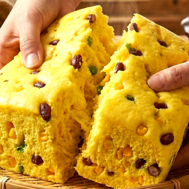 속초식 중앙시장 명물 추억의 옥수수술빵, 3개, 350g