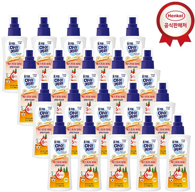 홈키파 마이키파 엑스트라 파워 모기기피 미스트 100mL X 20개