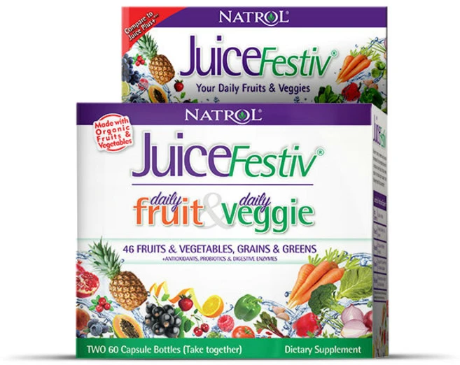 나트롤 주스페스티브 데일리 프루트 & 베지 캡슐 바틀, 1개 - 쿠팡