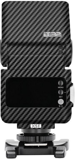 고독스 iT32 X5 키트 카메라 TTL 스피드라이트 플래시 C N F O S, 1개, 카본 패턴 블랙