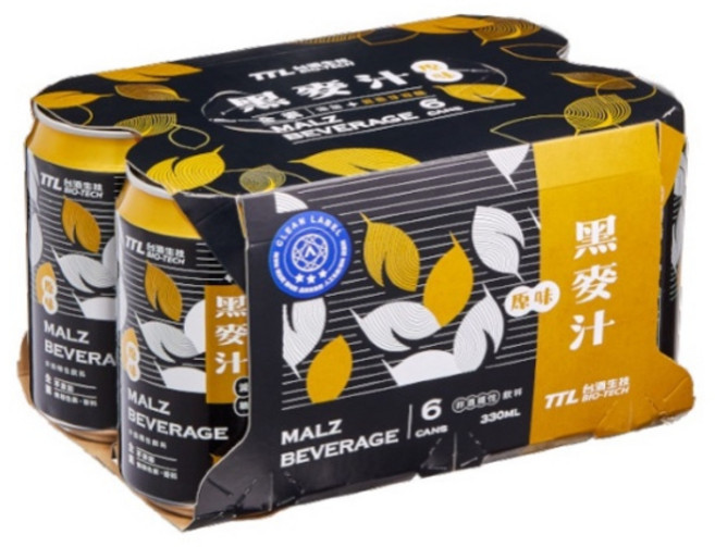 台酒TTL 紅麴黑麥汁(全素) 健康養生飲品 全家皆宜, 1個, 原味黑麥汁-(6瓶/組)
